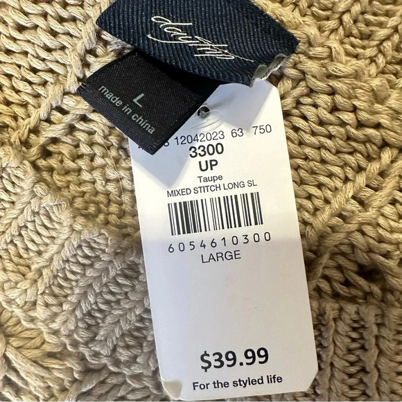 NWT Women's Daytrip Fringe Sweater size L - Picture 4 of 5